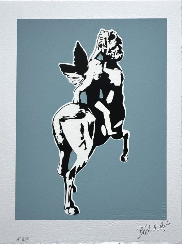 The Centaur (Sagittarius), blue edition; Artist's proof #II/IV (2/4)