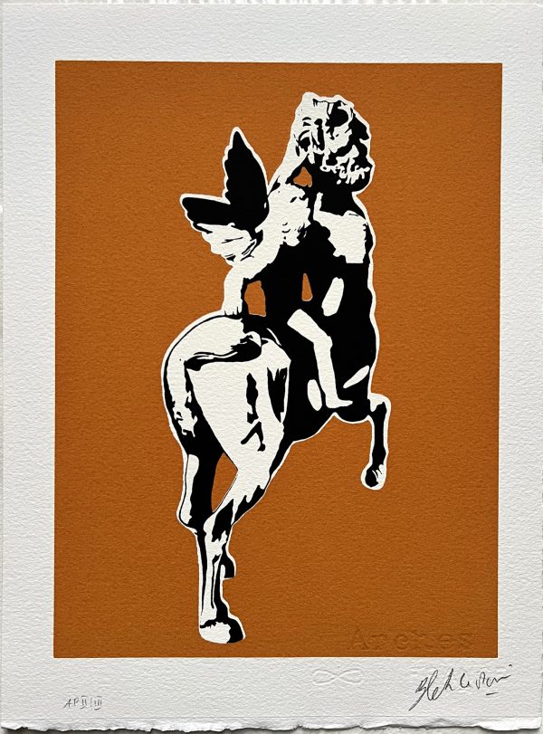 The Centaur (Sagittarius), orange edition; Artist proof #II/III (2/3)