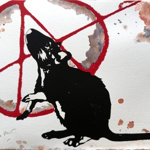 L'Anarchiste (sur fond aquarelle unique)